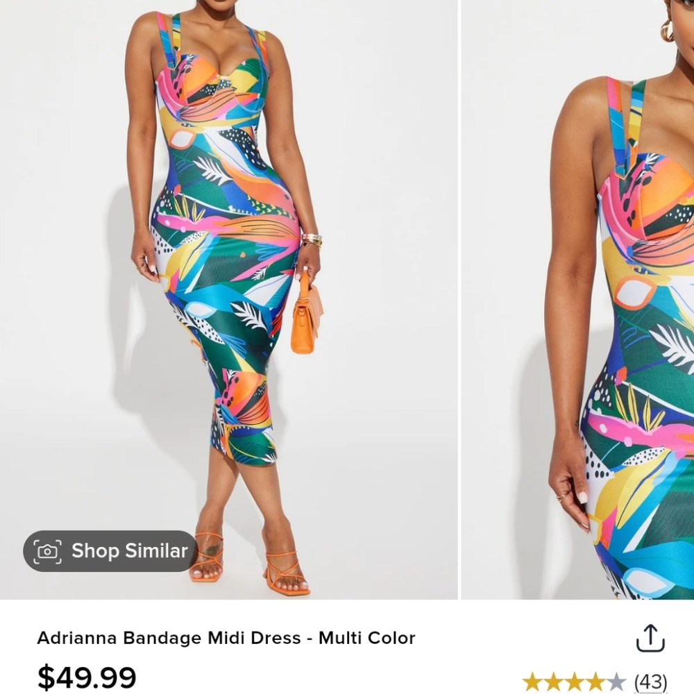 Arianna Bandage Midi Dress